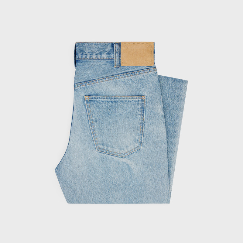 CELINE tess jeans in blue eclipse wash denim outlook