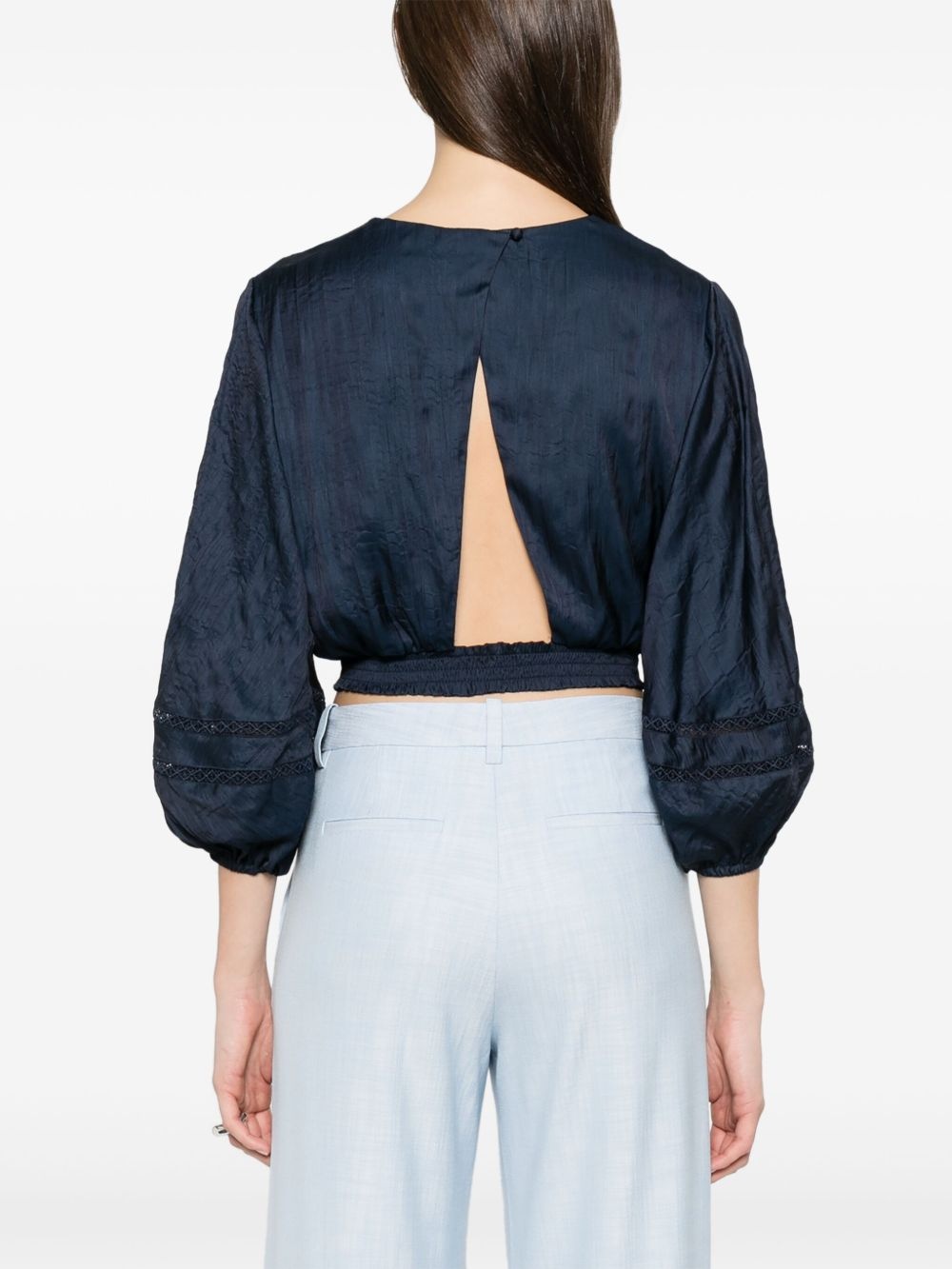 balloon-sleeves blouse - 4