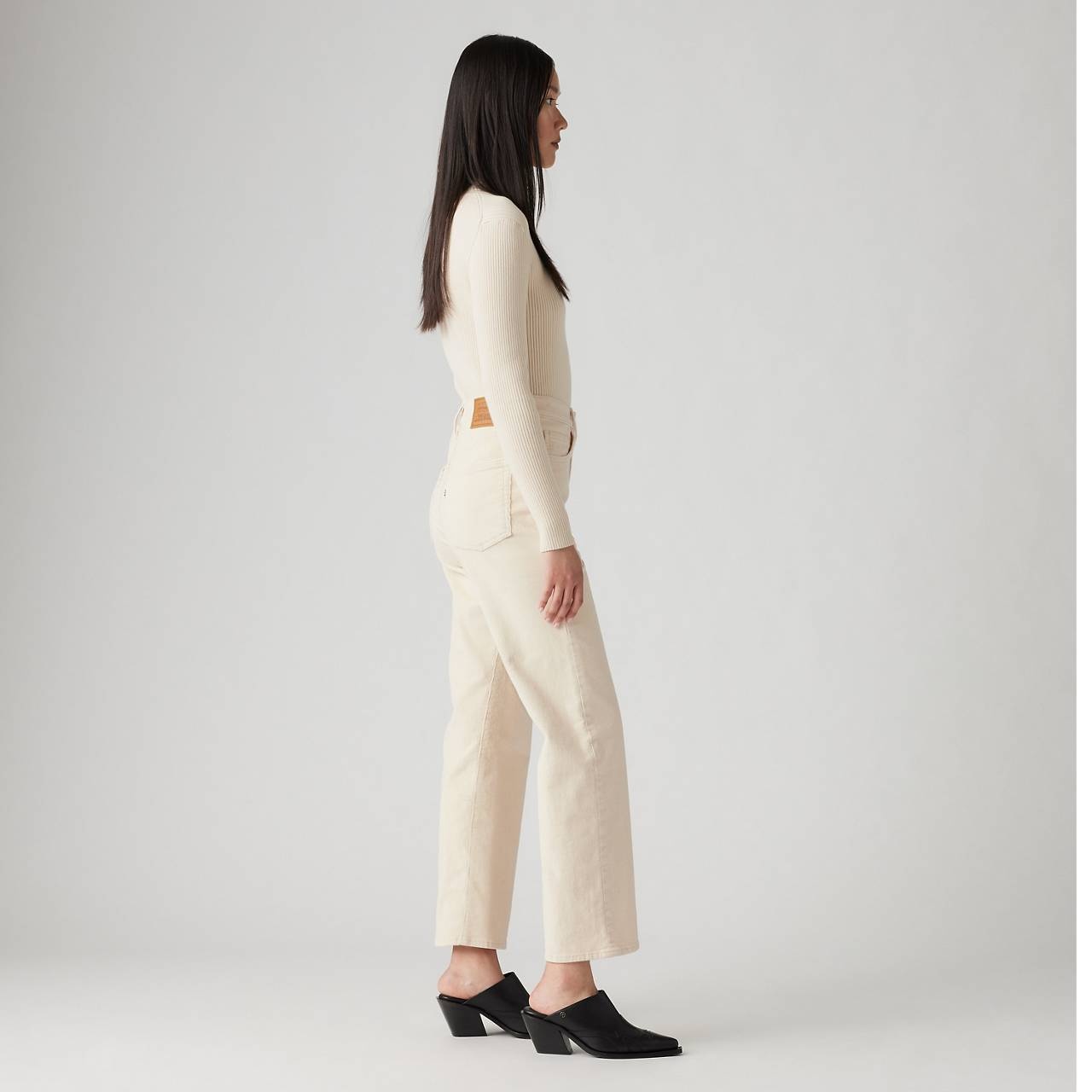 RIBCAGE STRAIGHT ANKLE WOMEN'S PANTS - 6