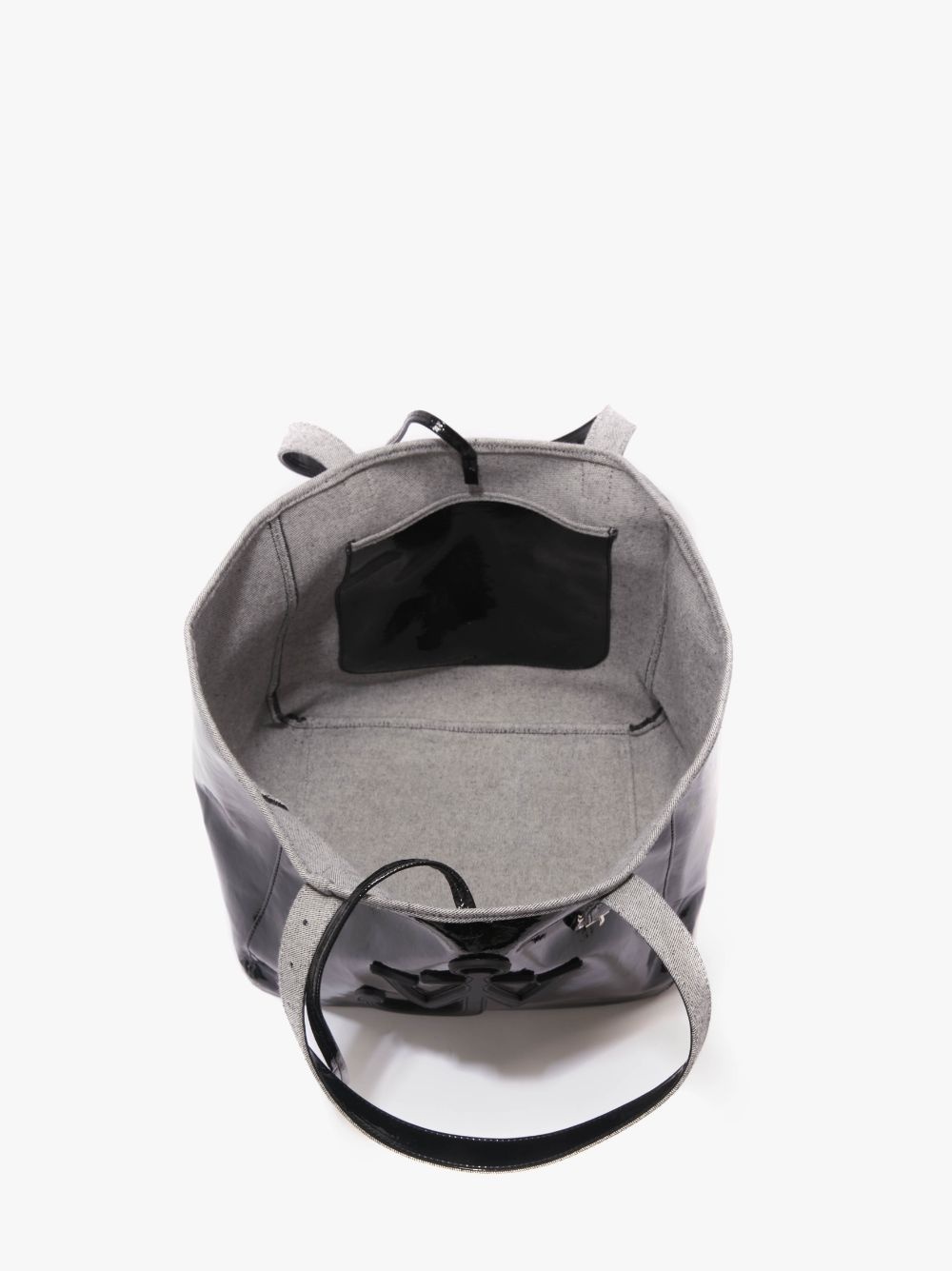 BELT TOTE - COATED DENIM TOTE BAG - 3