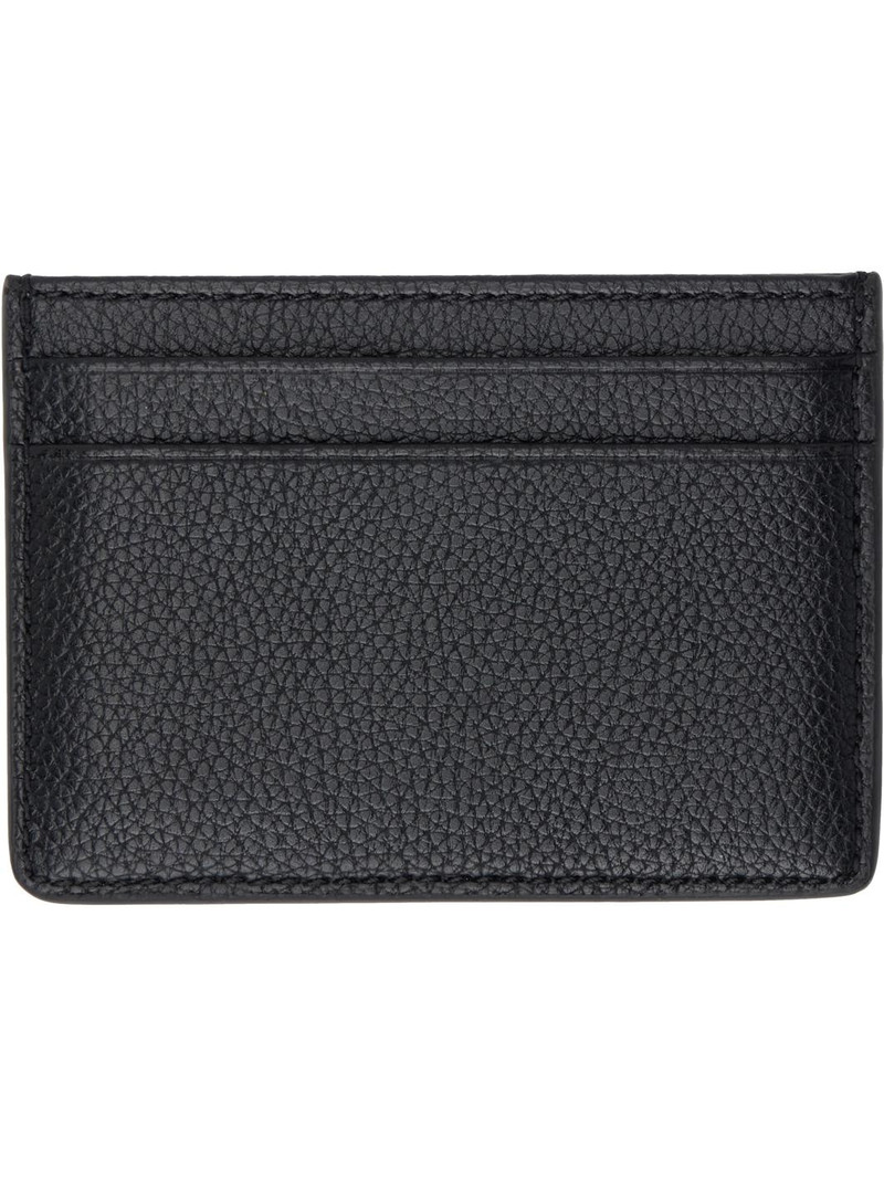 BOSS Black Faux-Leather Card Holder outlook