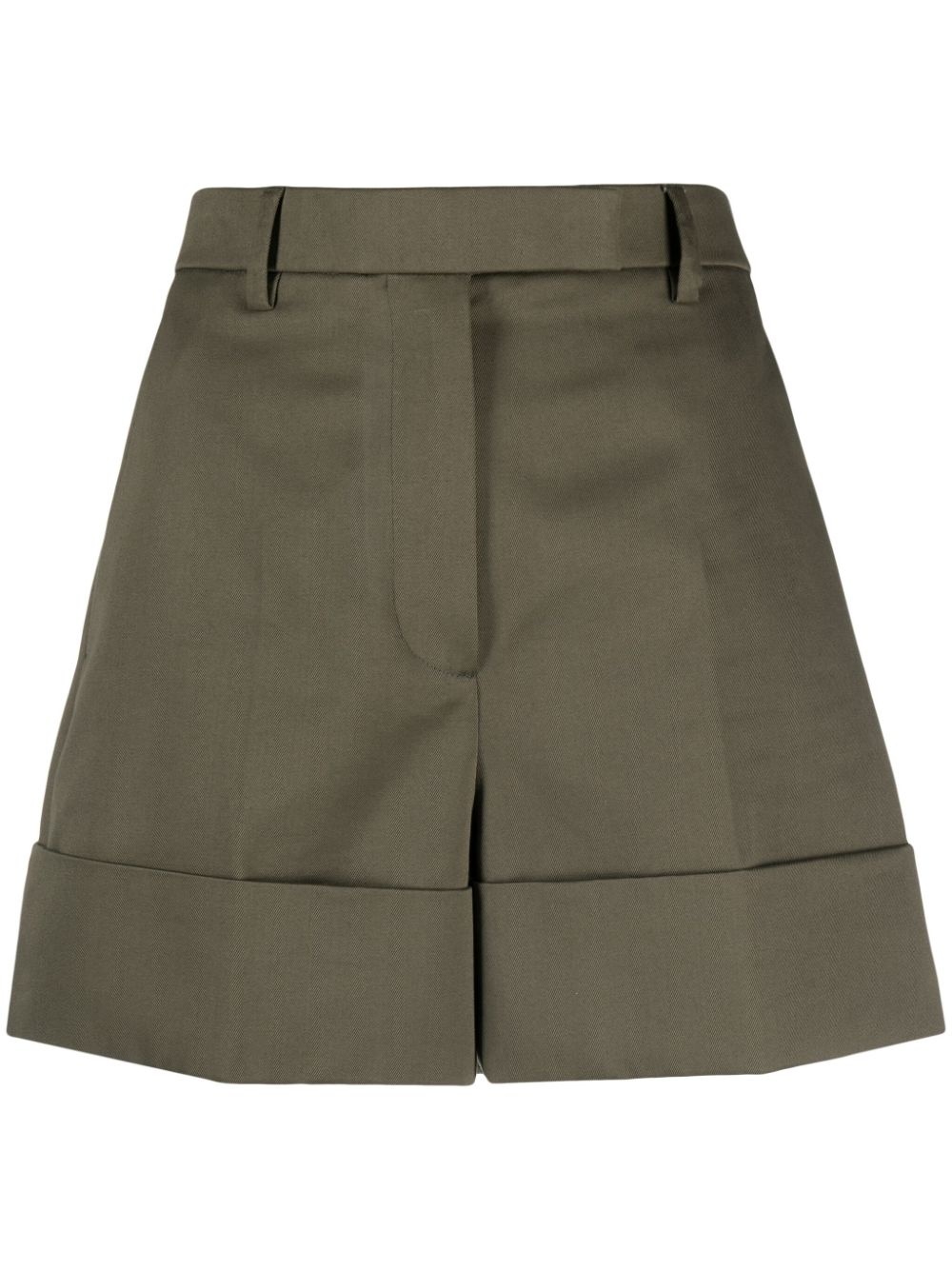 tailored cotton shorts - 1