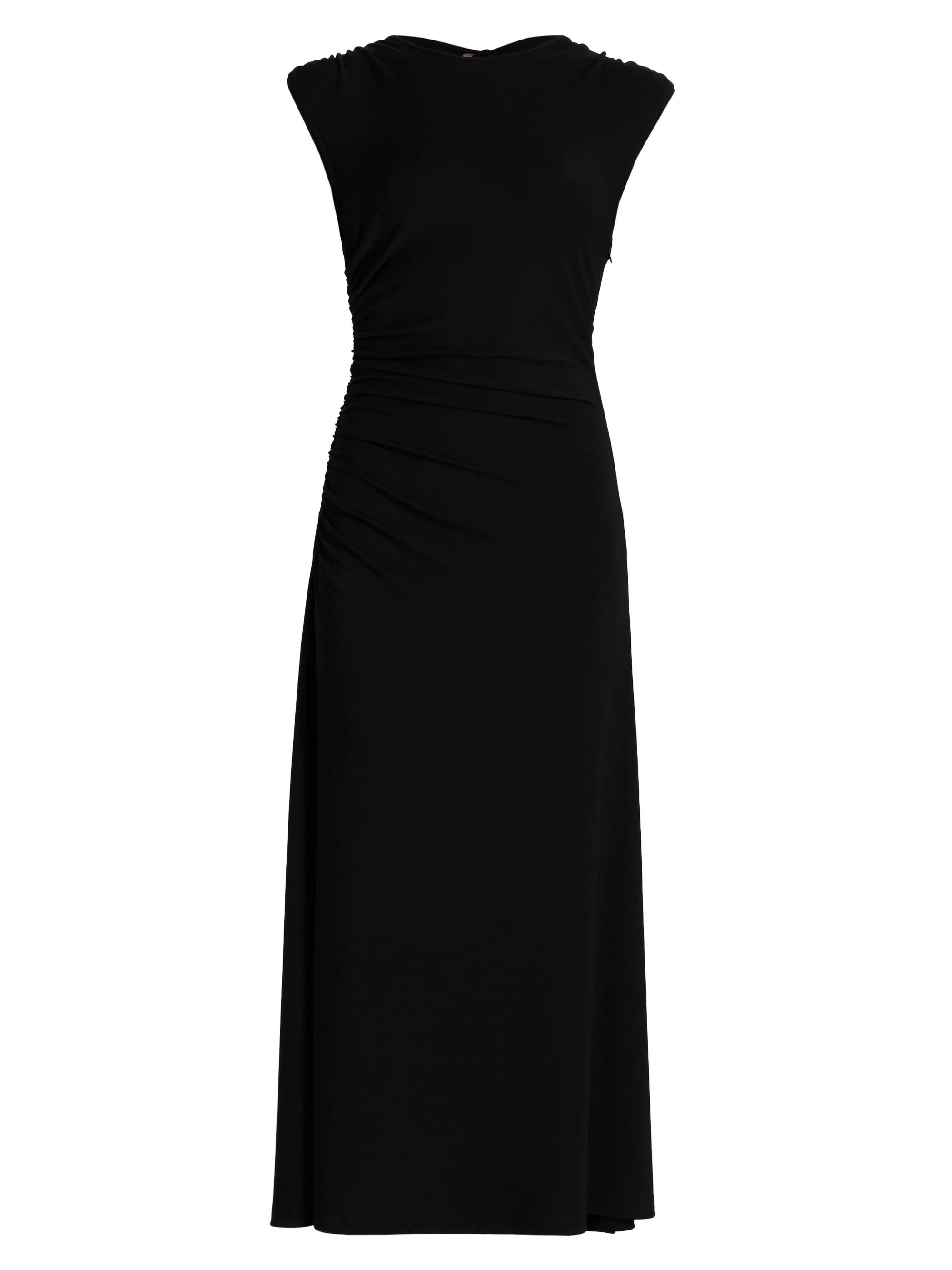 Women's Mimi Crêpe Jersey Midi-Dress - Black - 1