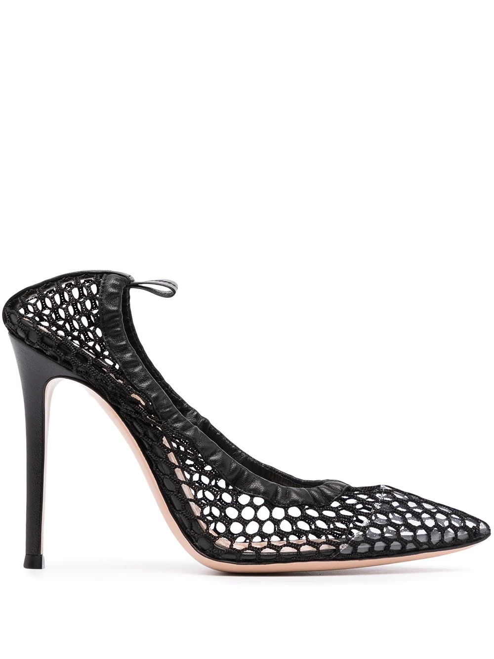 pointed mesh pumps - 1