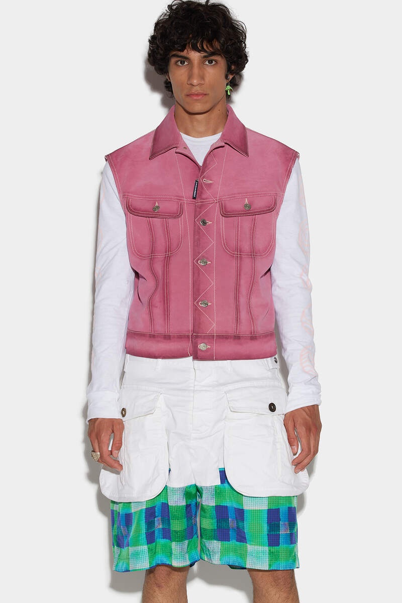 LEATHER BOB VEST - 3