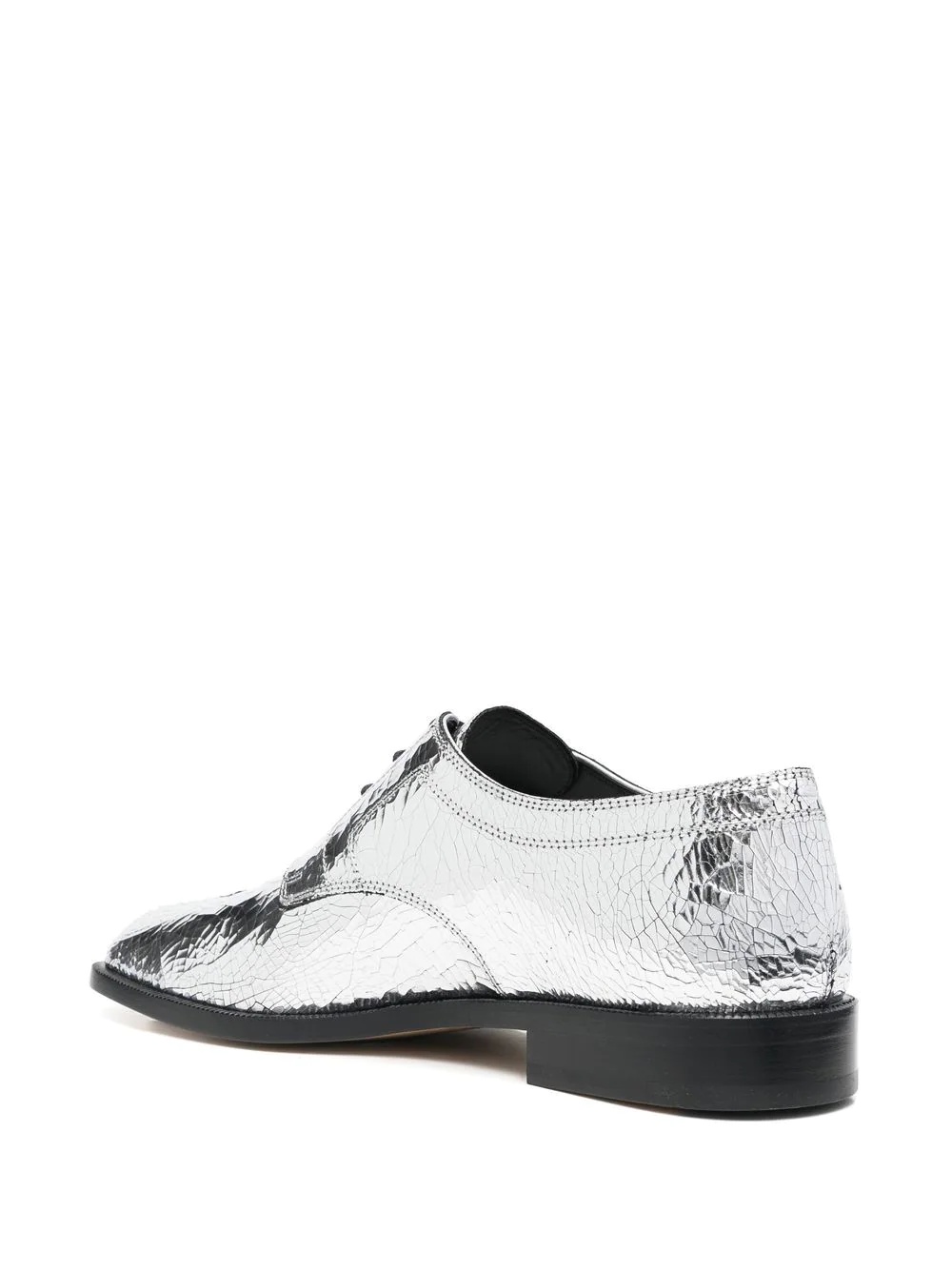 Tabi metallic lace-up shoes - 3