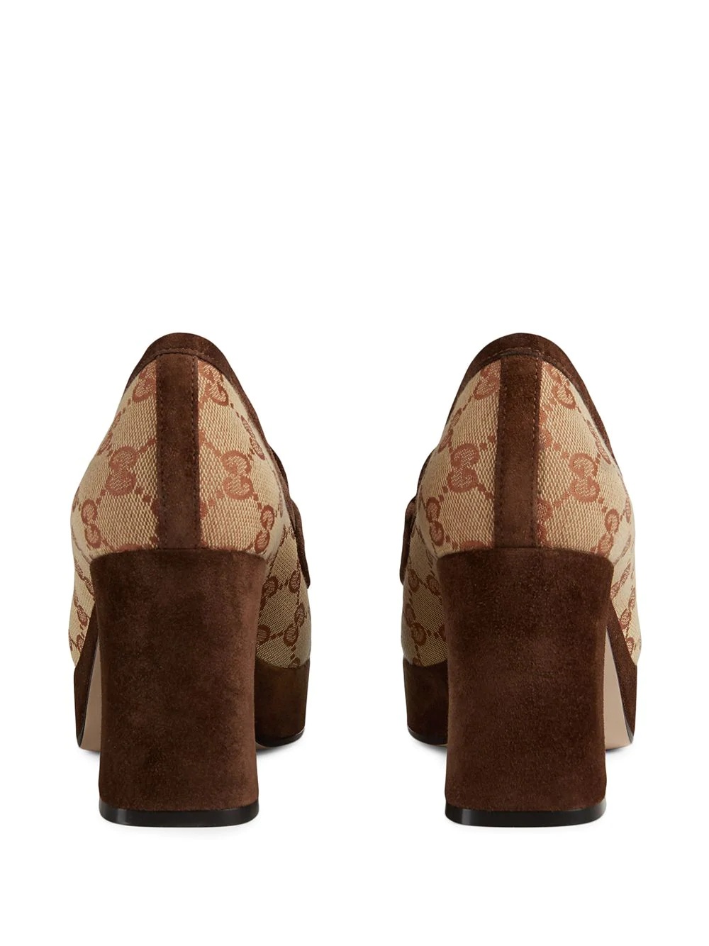 GG platform mid-heel loafers - 3