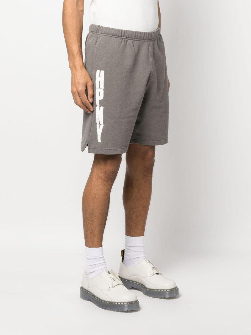 logo-print track shorts 3