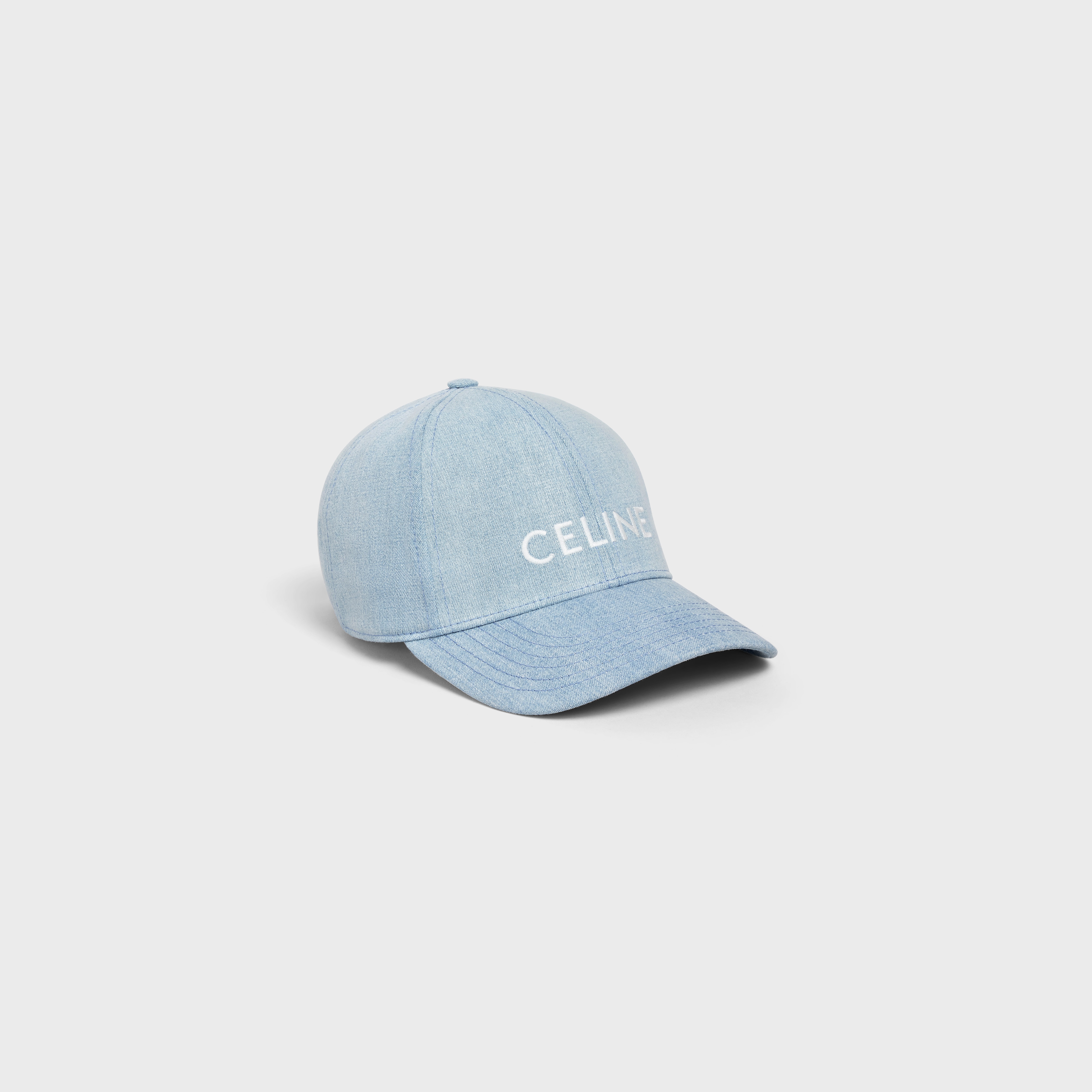 CELINE DENIM BASEBALL CAP - 1