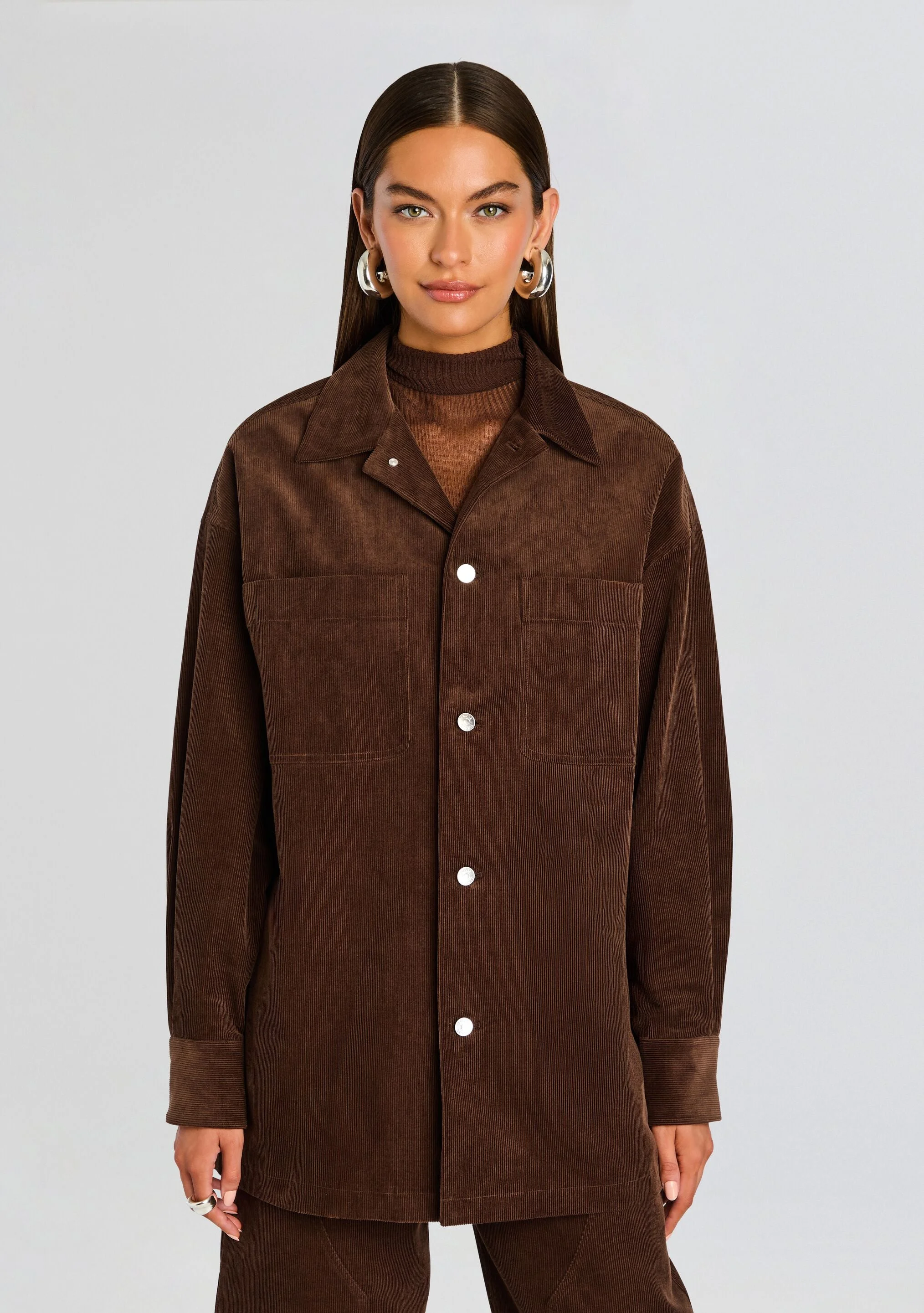 APRIL CORDUROY SHACKET - 1