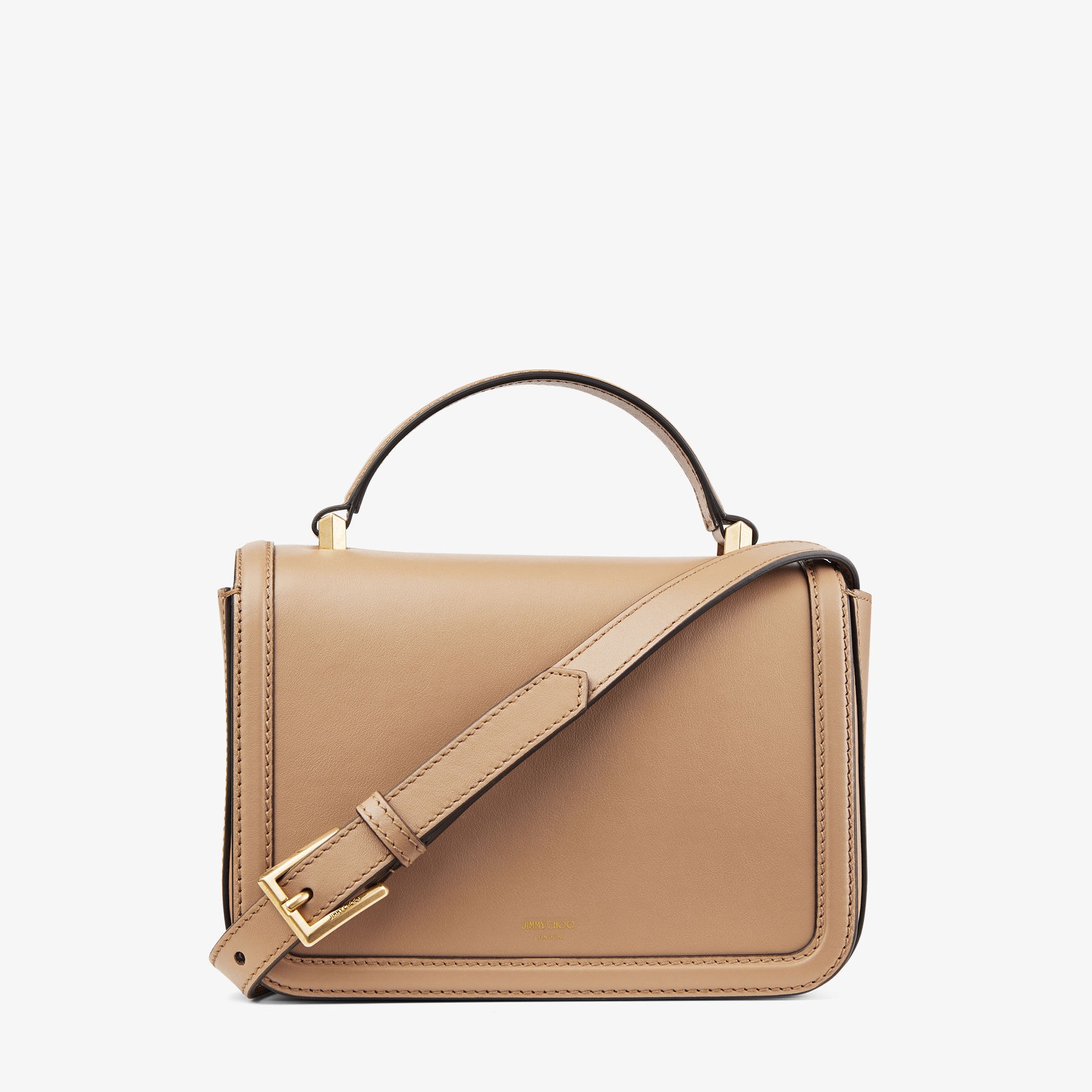 Diamond Top Handle
Biscuit Smooth Calf Leather Top Handle Bag - 6