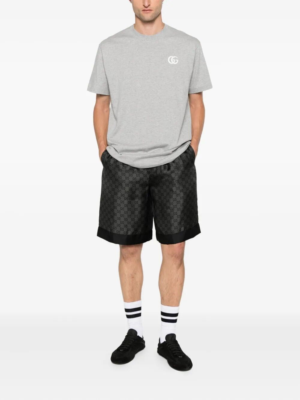 Gucci Men Short Sleeve Cotton Jersey T-Shirt - 2