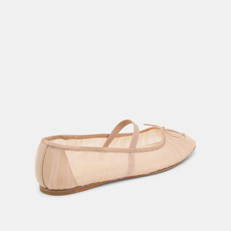 RAEVEN BALLET FLATS PRALINE TULLE 5