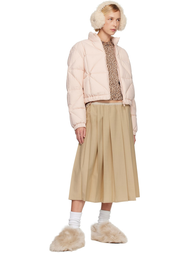 Moncler Pink Anafi Down Jacket outlook