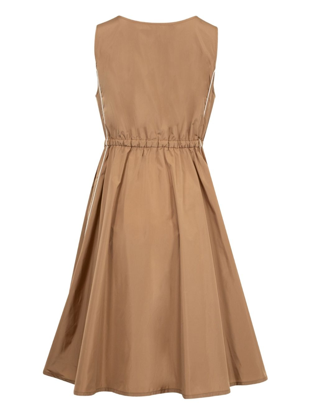drawstring-waist midi dress - 2