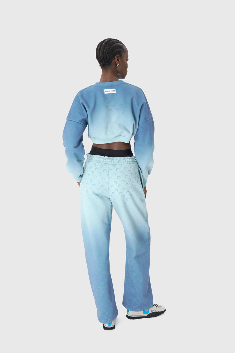Marine Serre Moon Faded Fleece Sweatpants outlook