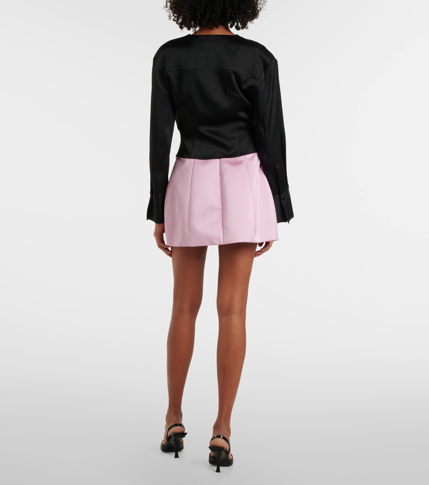 Envers draped satin top - 3
