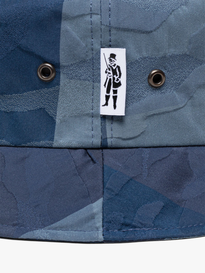 Mackintosh PELTING NAVY CAMO NYLON BUCKET HAT | ACC-HA05 outlook