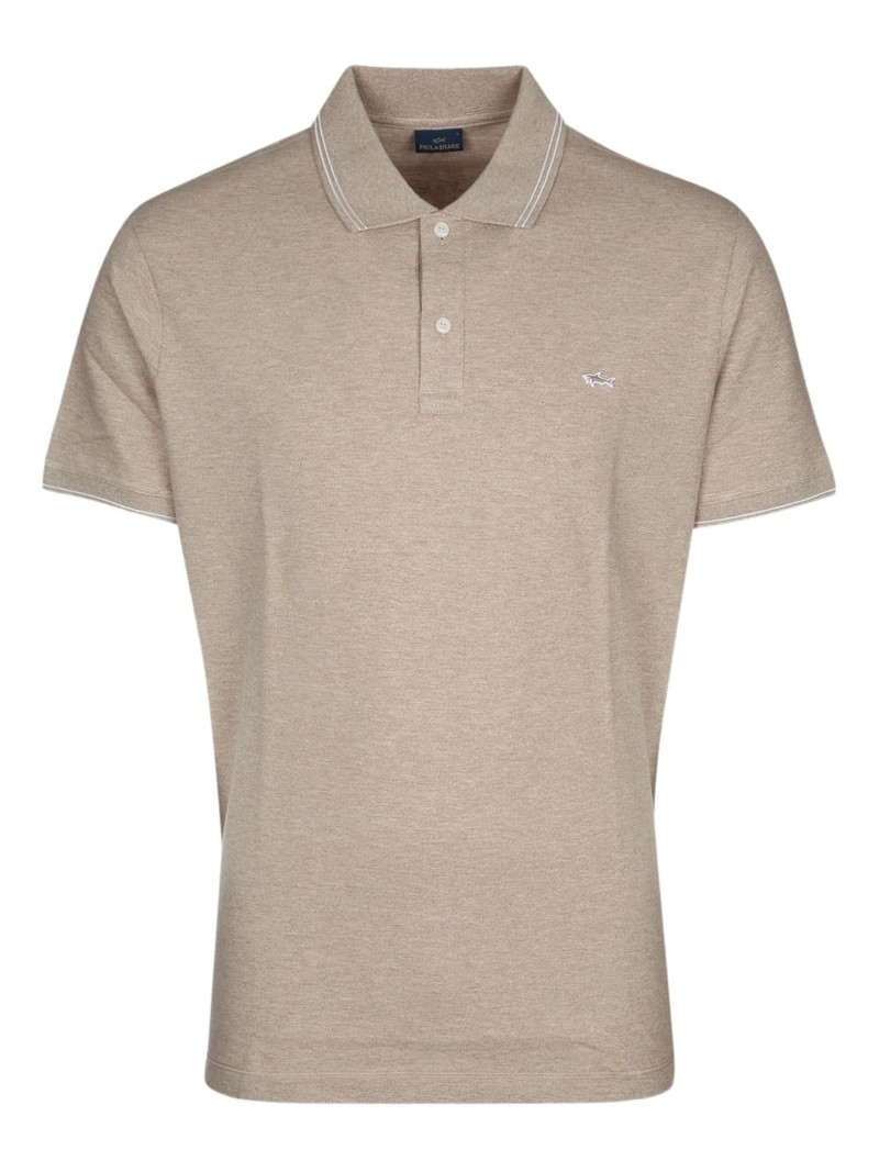 tipped-collar polo shirt 1