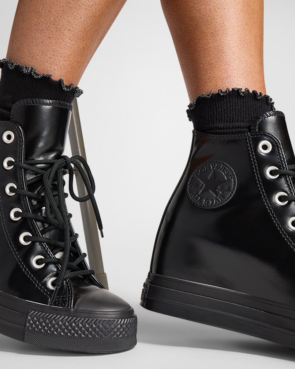 Chuck Taylor All Star Wedge Platform Leather - 10
