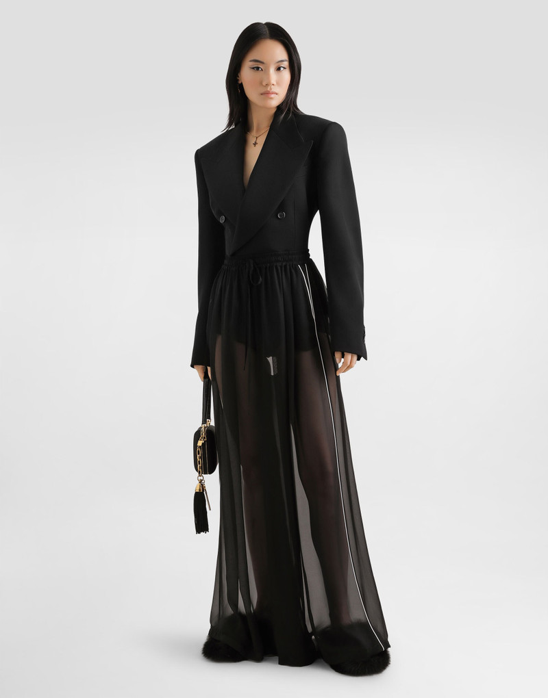Dolce & Gabbana Double-breasted jacket in wool gabardine outlook