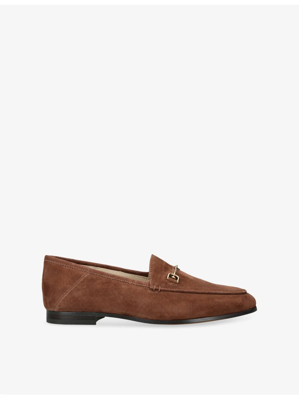 Loraine Buckle Faux-Suede Loafers - 1
