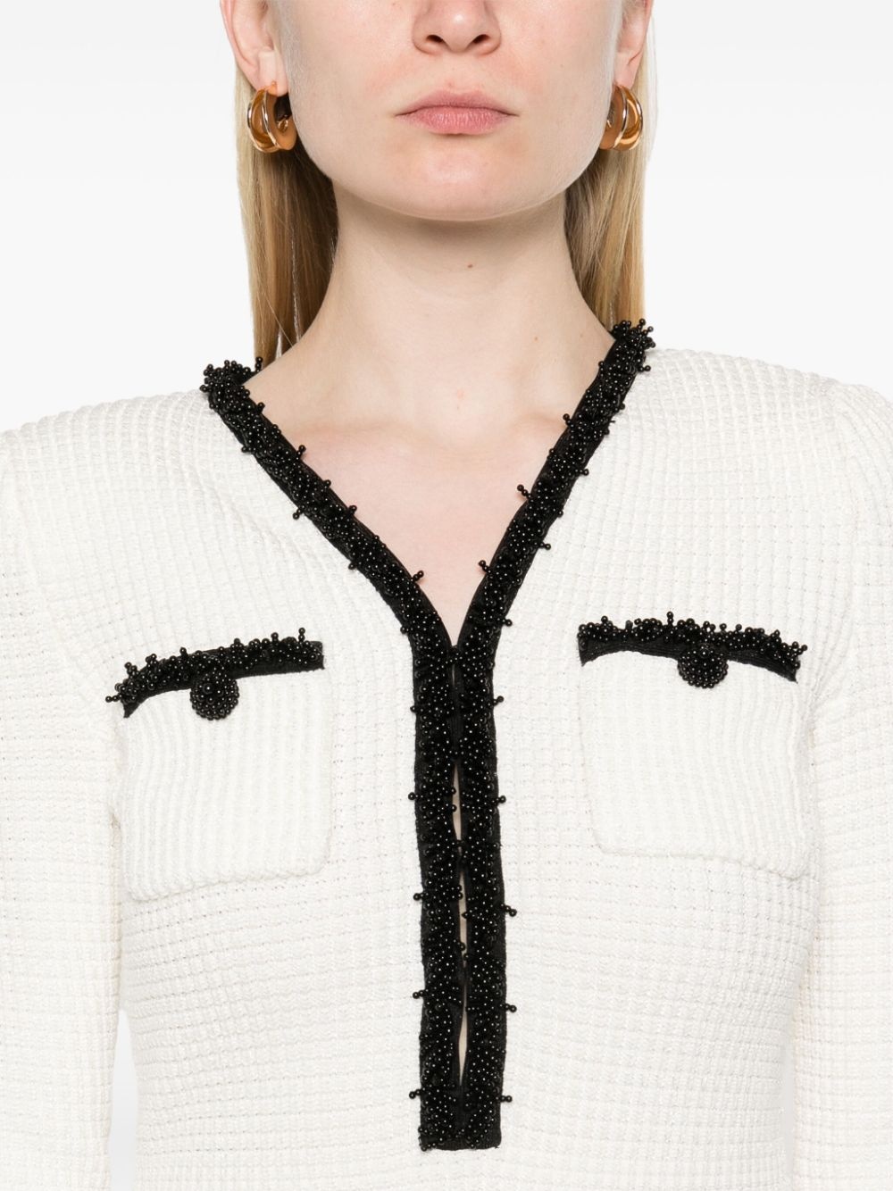 knitted mini dress - 5