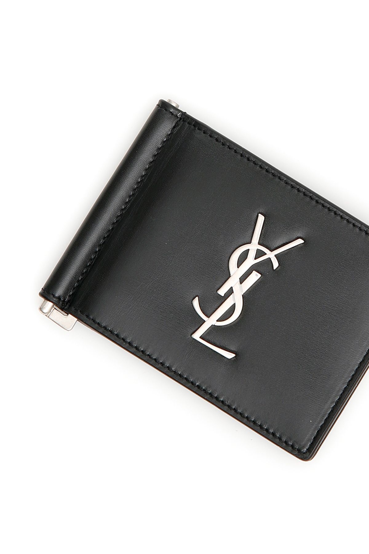 MONOGRAM WALLET WITH MONEY CLIP - 5