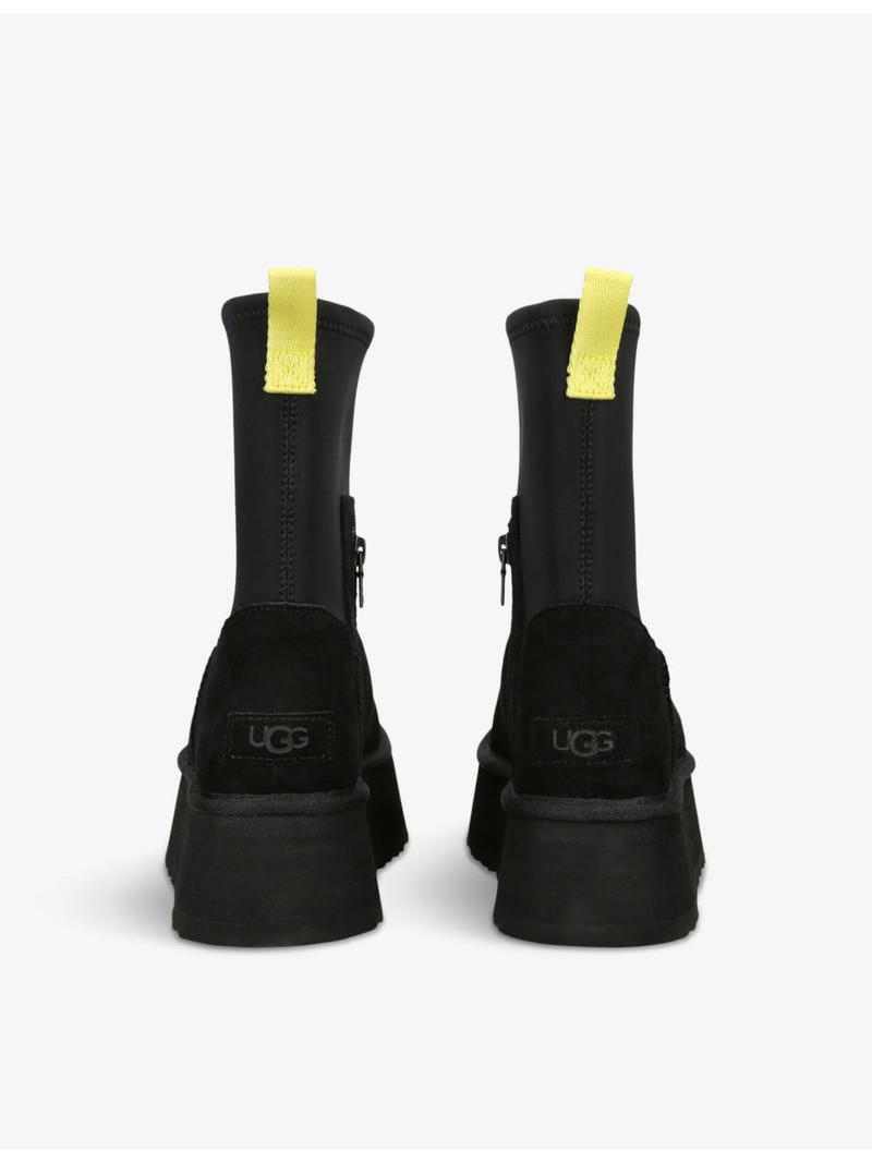 UGG Classic Dipper suede and rubber boots outlook