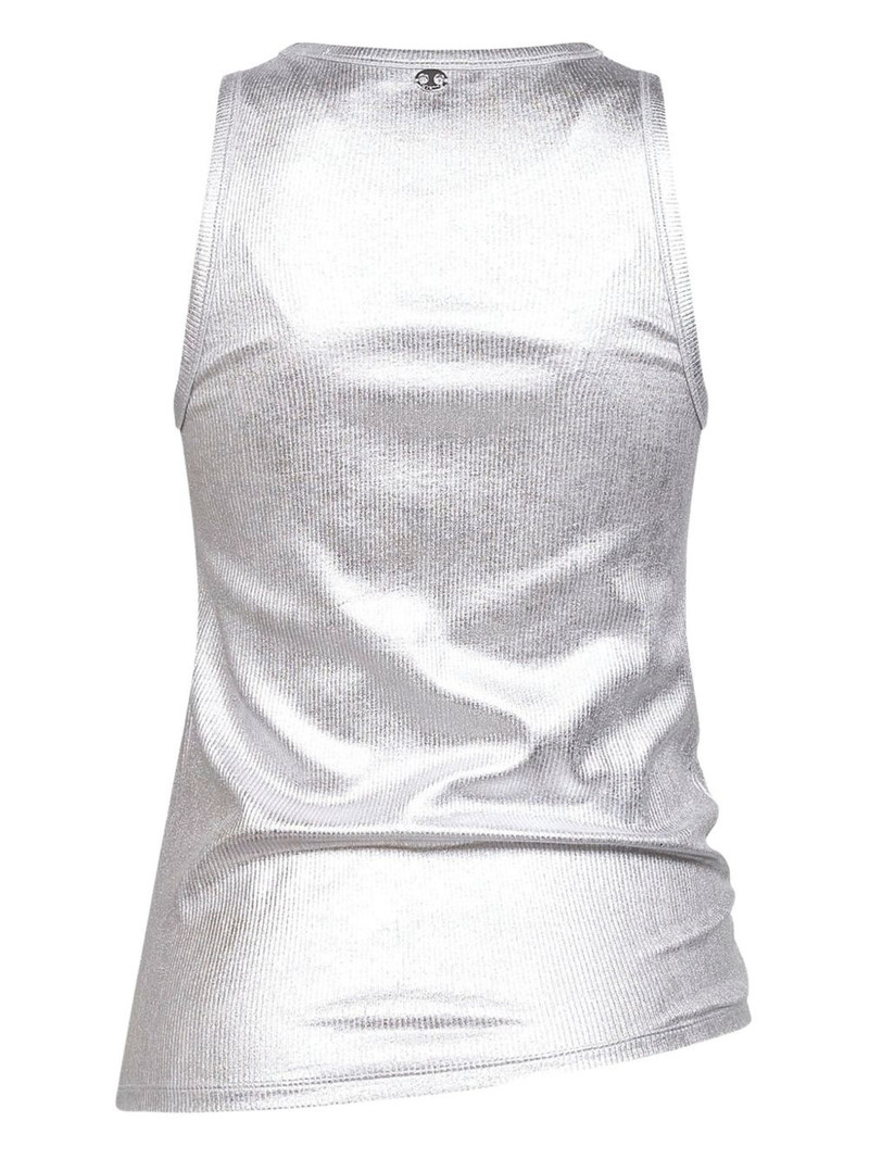 rabanne asymmetric-hem top outlook