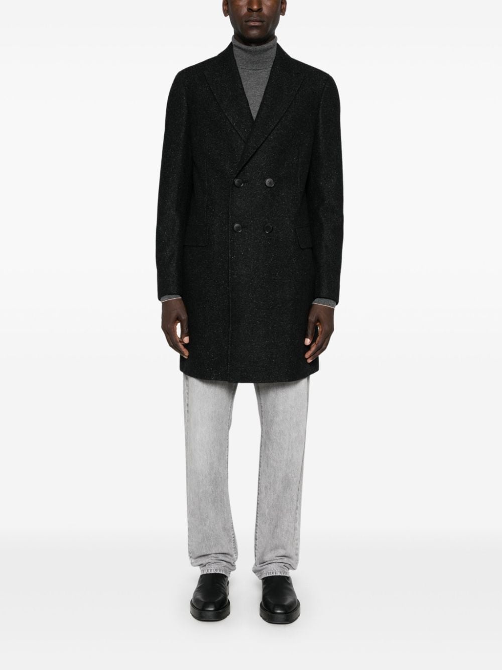speckle texture coat - 2