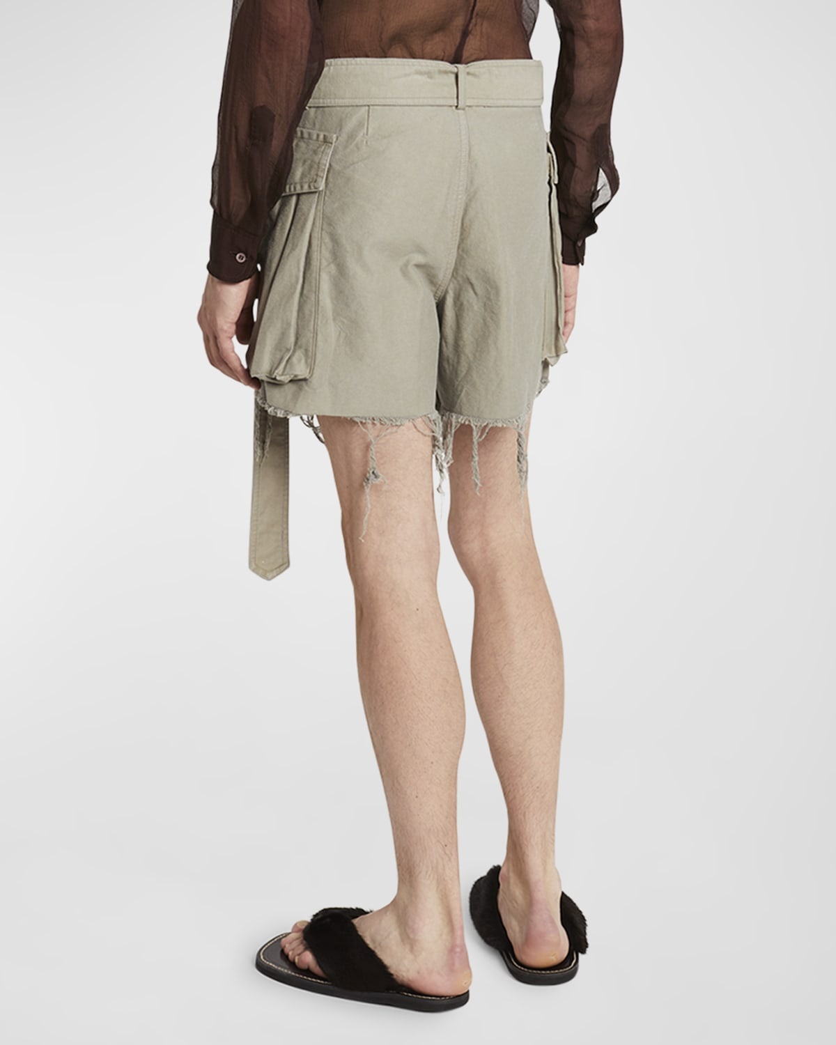 Men's Pez Belted Cargo Shorts - 4