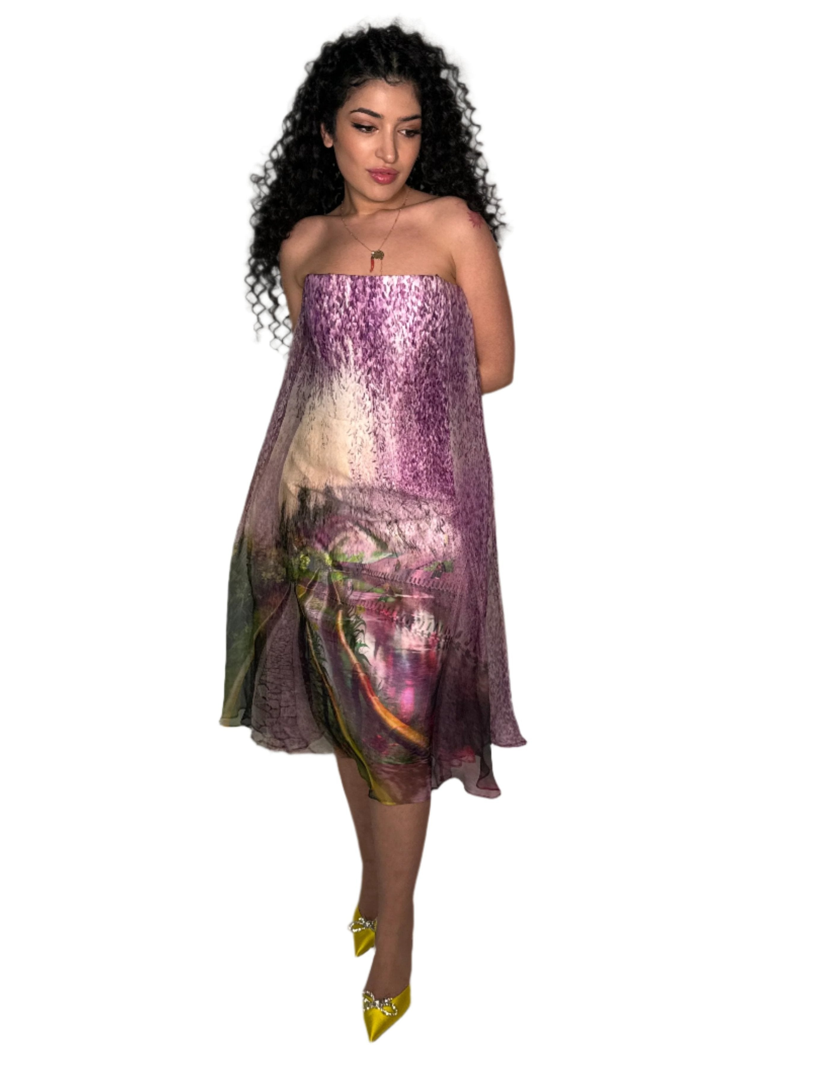 Mary Katrantzou - Purple Underwood Varro Dress - 6