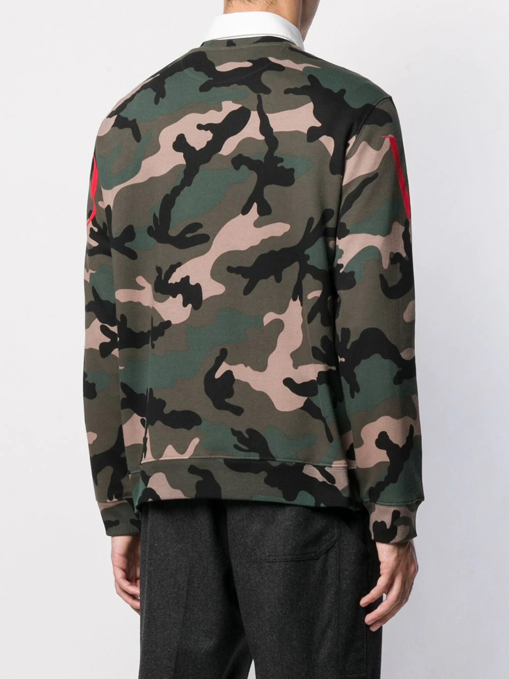 logo camouflage sweatshirt - 4