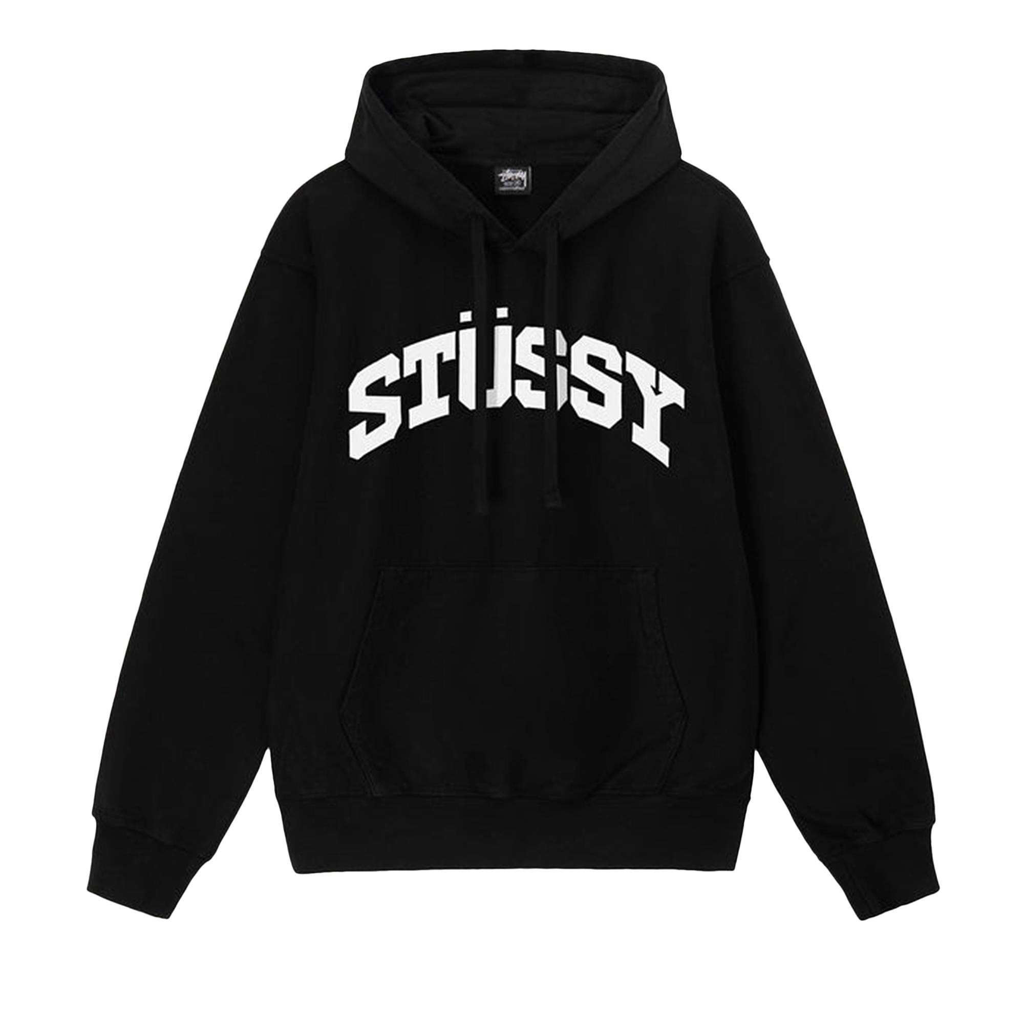 Stussy Block Sport Pigment Dyed Hoodie 'Black' - 1