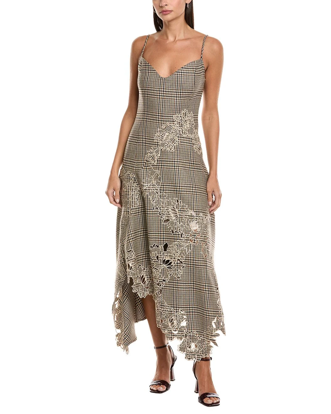 Oscar de la Renta Silk-Lined Wool Maxi Dress - 1