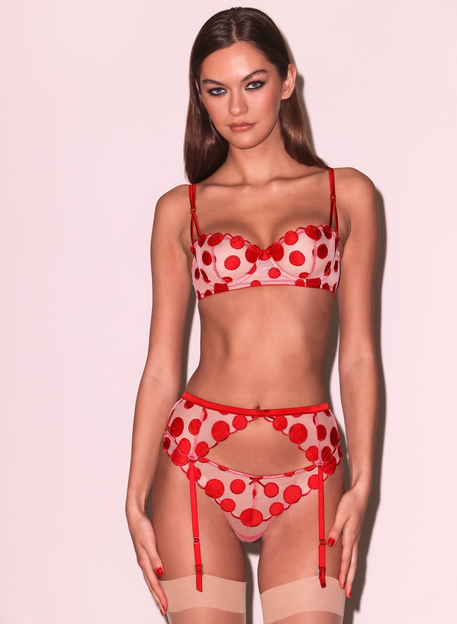 Some Like It Dot Balconette Bra - 3