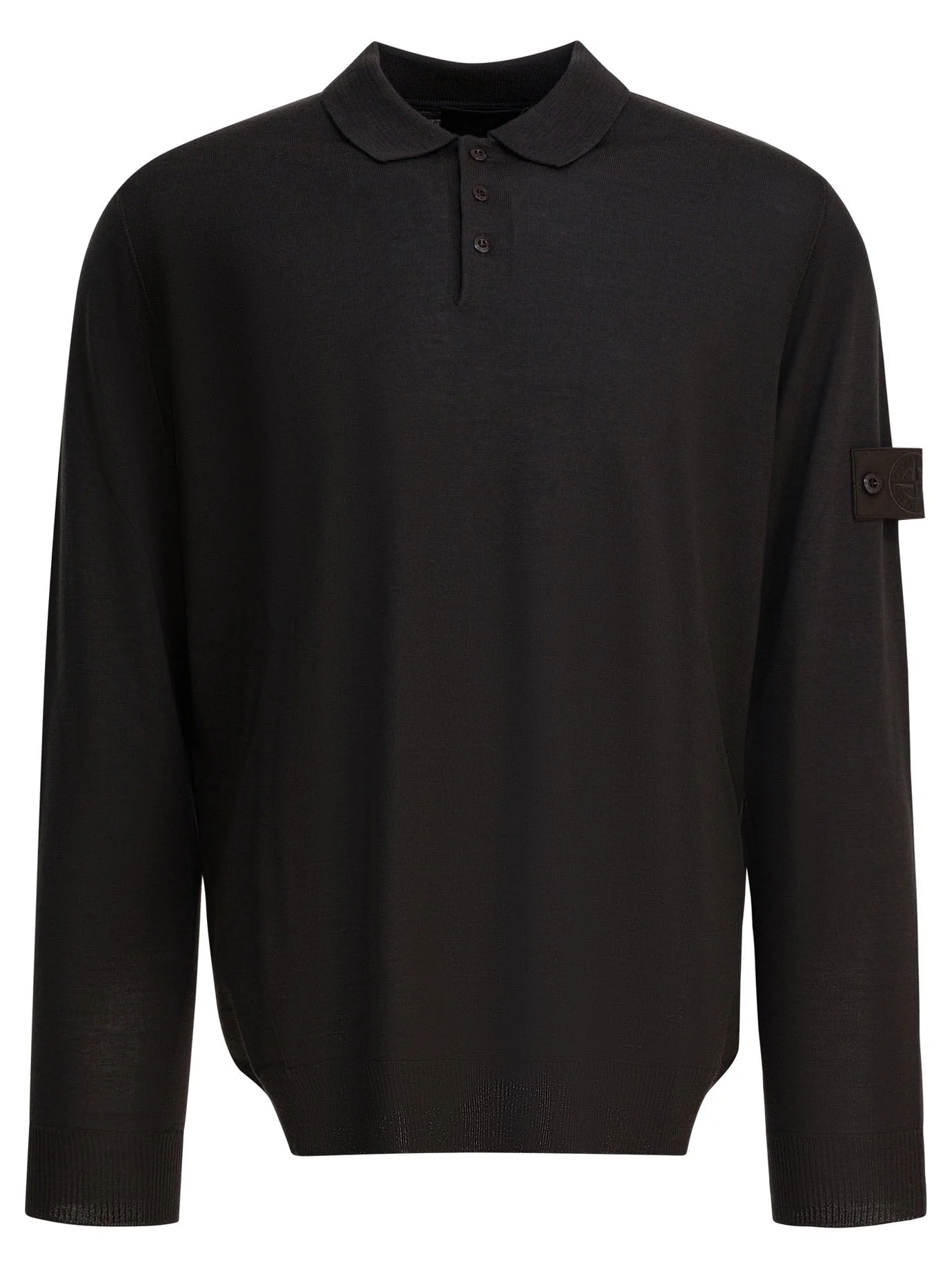 Stone Island Wool Polo Sweater - 1
