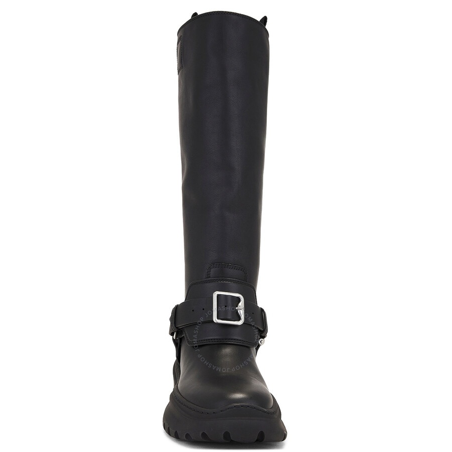 Burberry Leather Stomp High Boots - 4