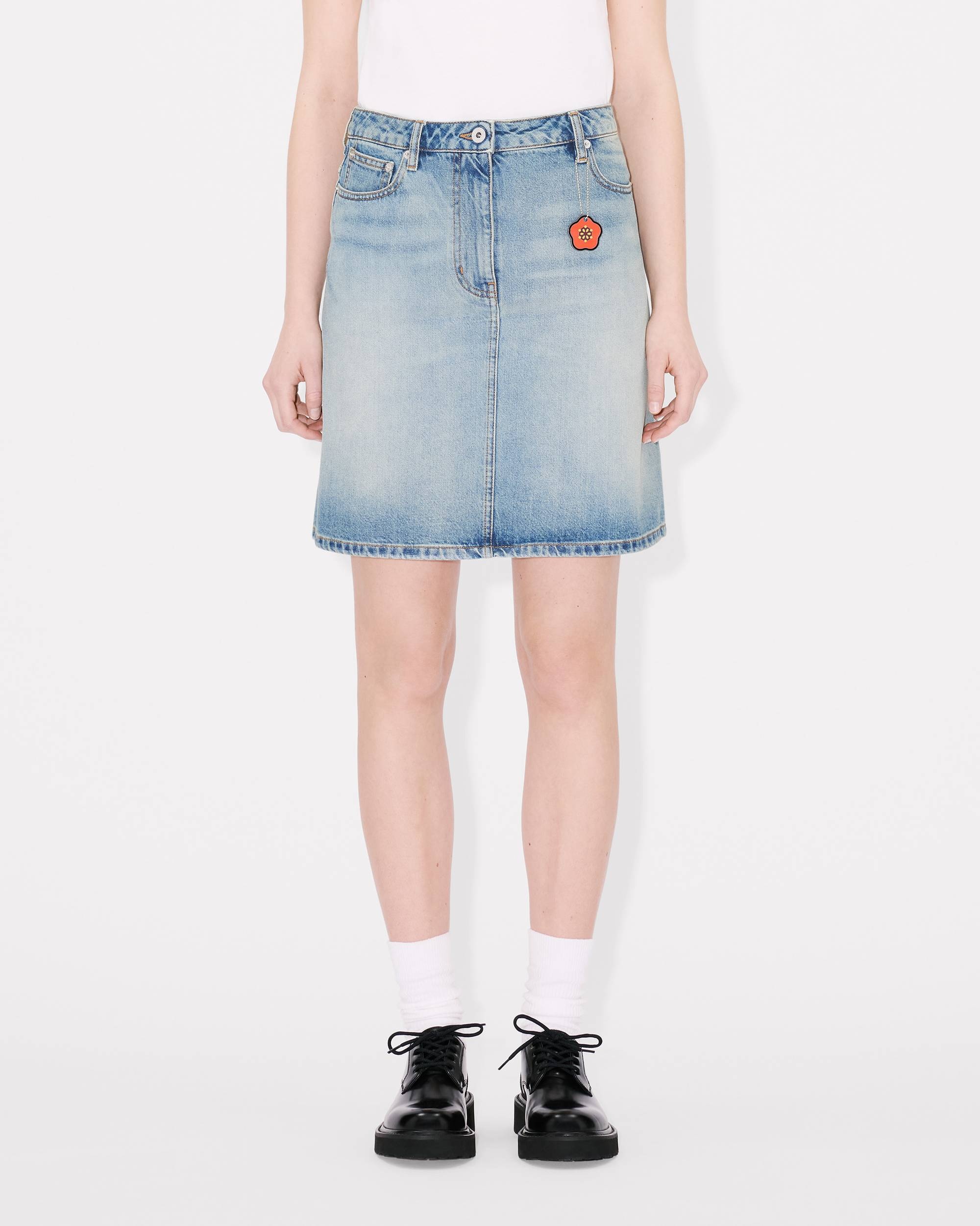 Short skirt in japanese denim - 4