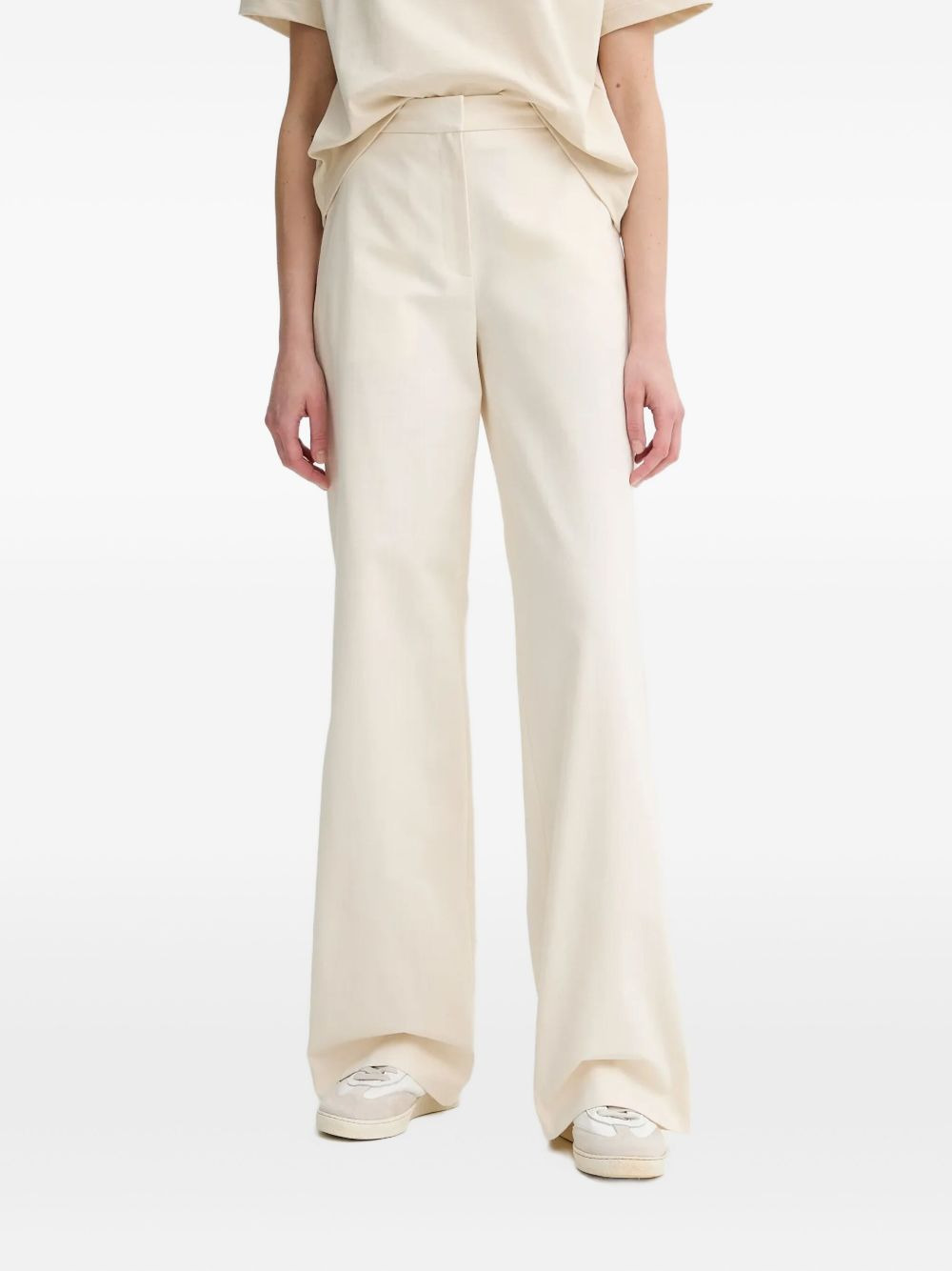 welt-pockets straight trousers - 2