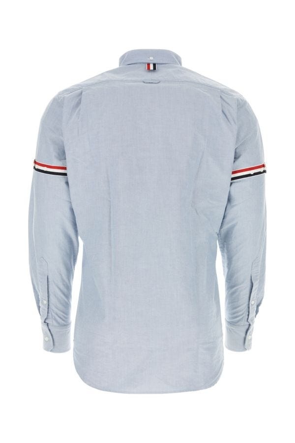 Thom Browne Man Light-Blue Piquet Shirt - 2