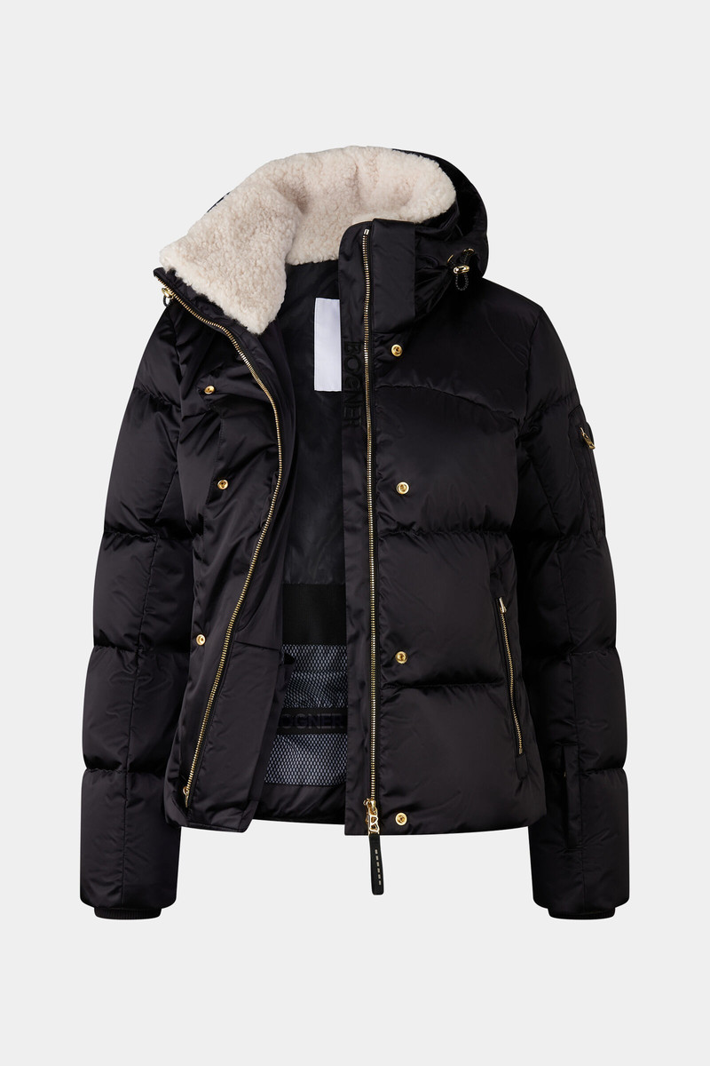 Hella down ski jacket in Black 9
