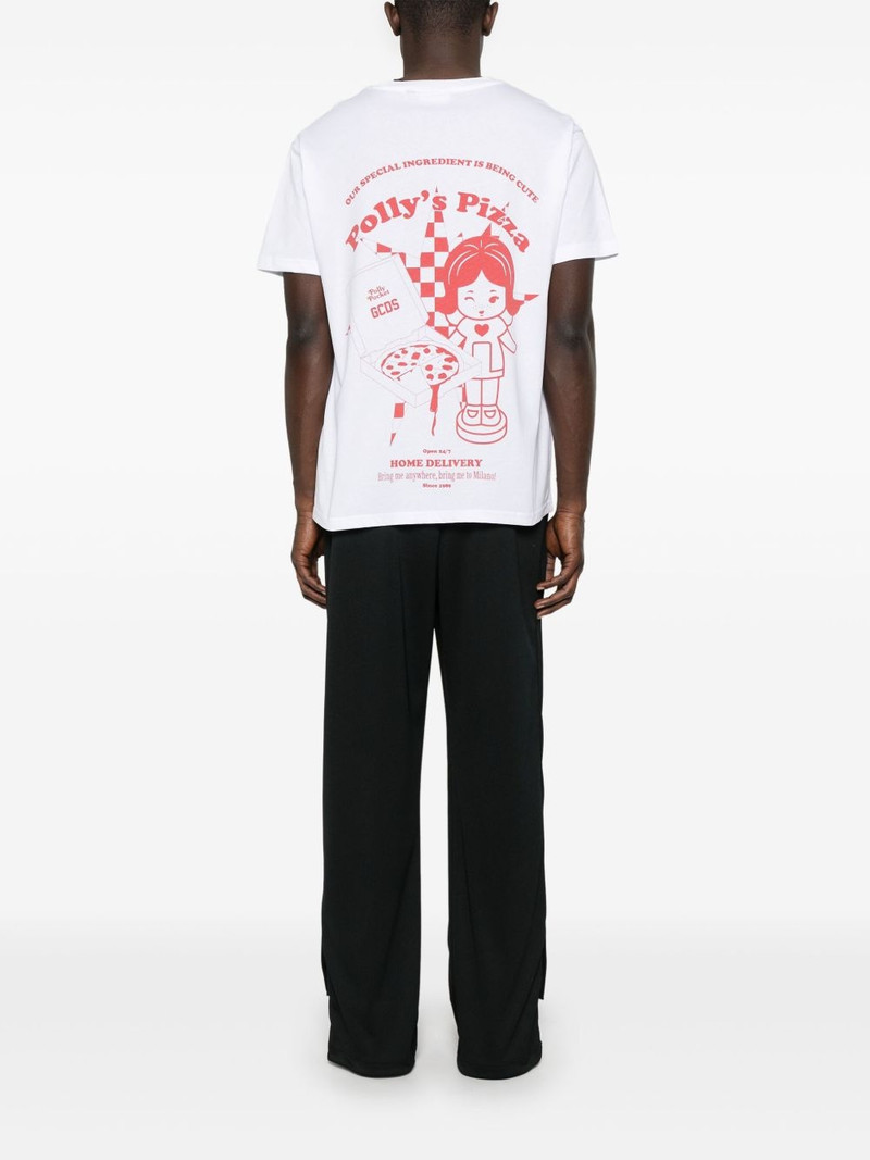 GCDS x Polly Pocket Pizza T-shirt outlook