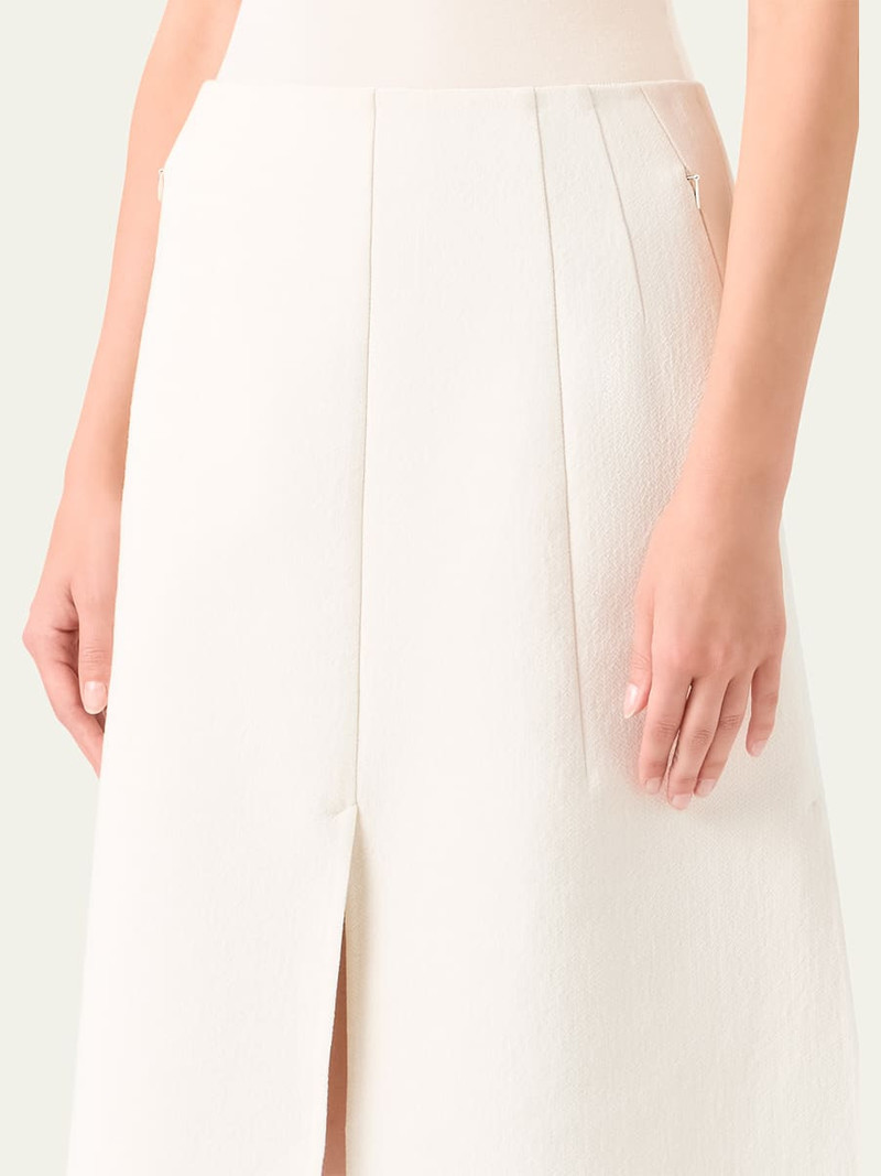 AKRIS Double-Face Cotton Knee-Length Skirt outlook