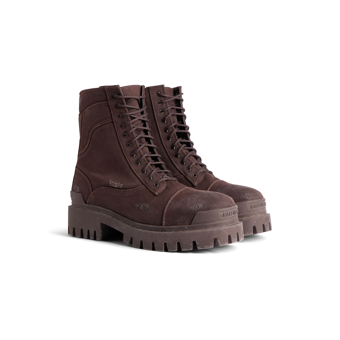 Men's Combat Strike Boot in Dark Brown - 2