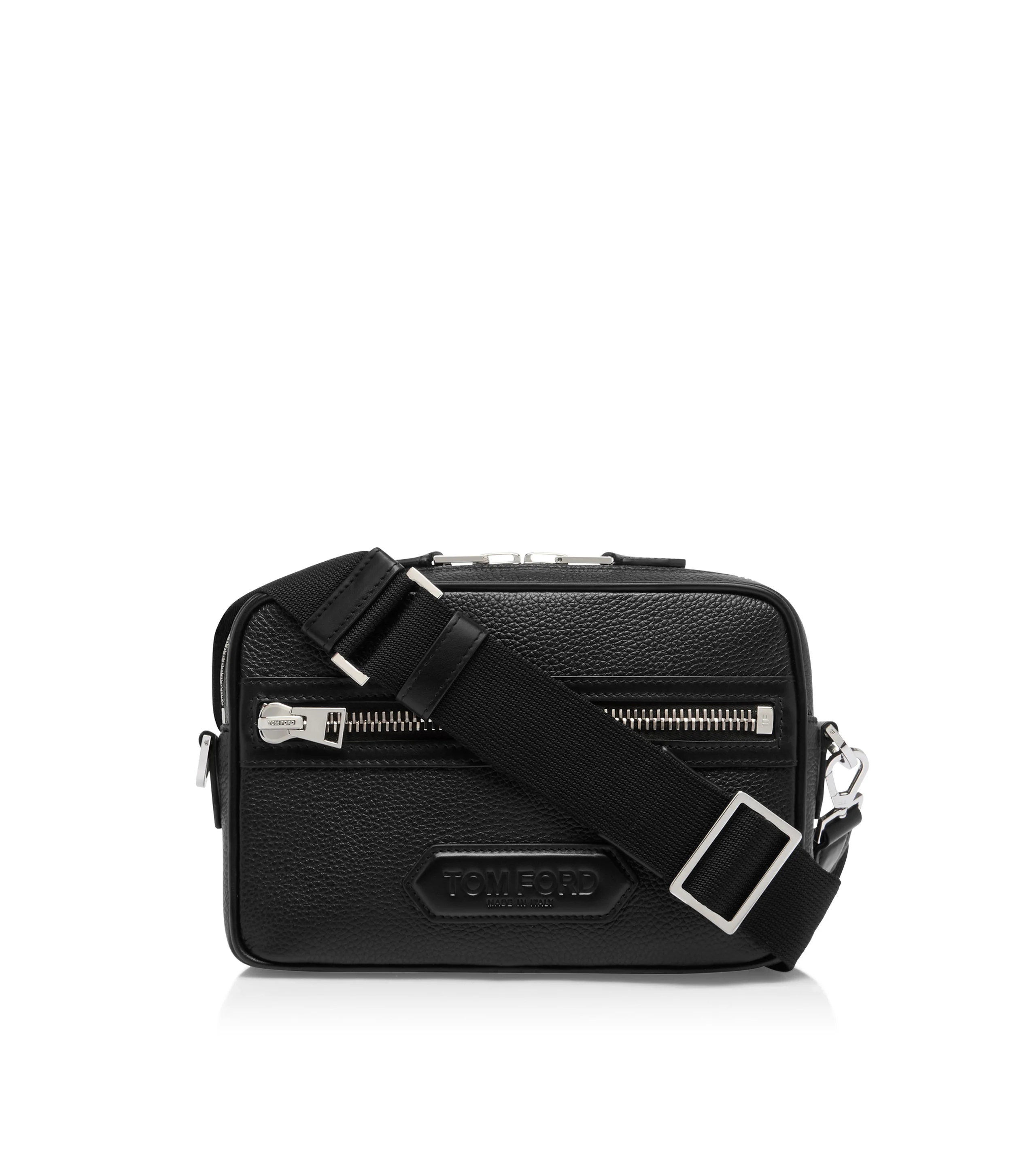 GRAIN LEATHER TRAVELLER SMALL MESSENGER - 1