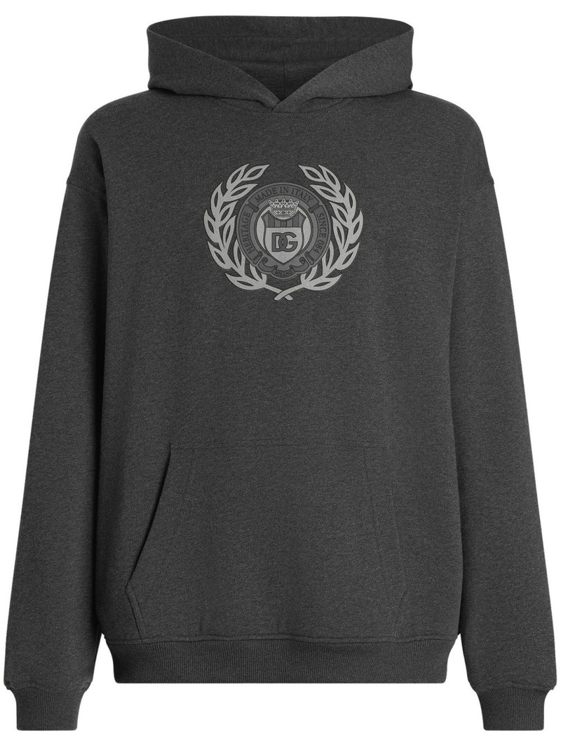 logo-print hoodie 1