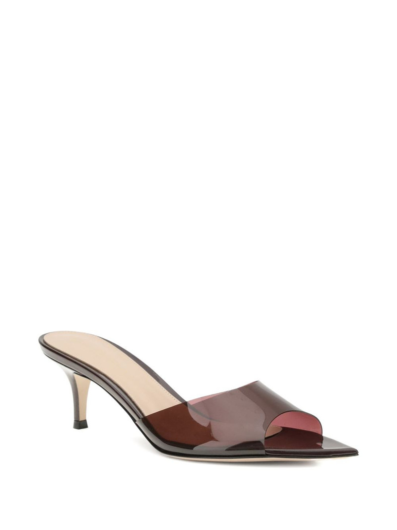 Gianvito Rossi 55mm Elle pointed-toe heeled sandals outlook