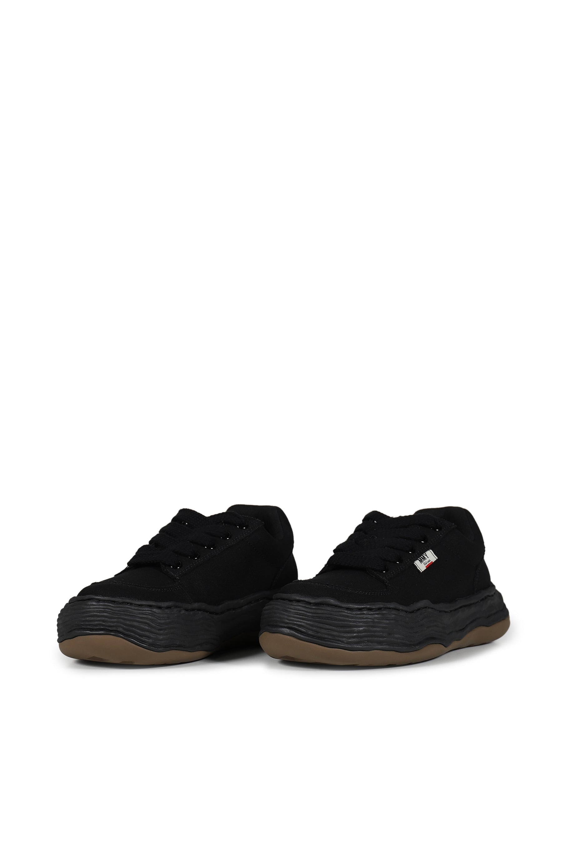 OLIVER LOW CANVAS / BLK BLK - 6